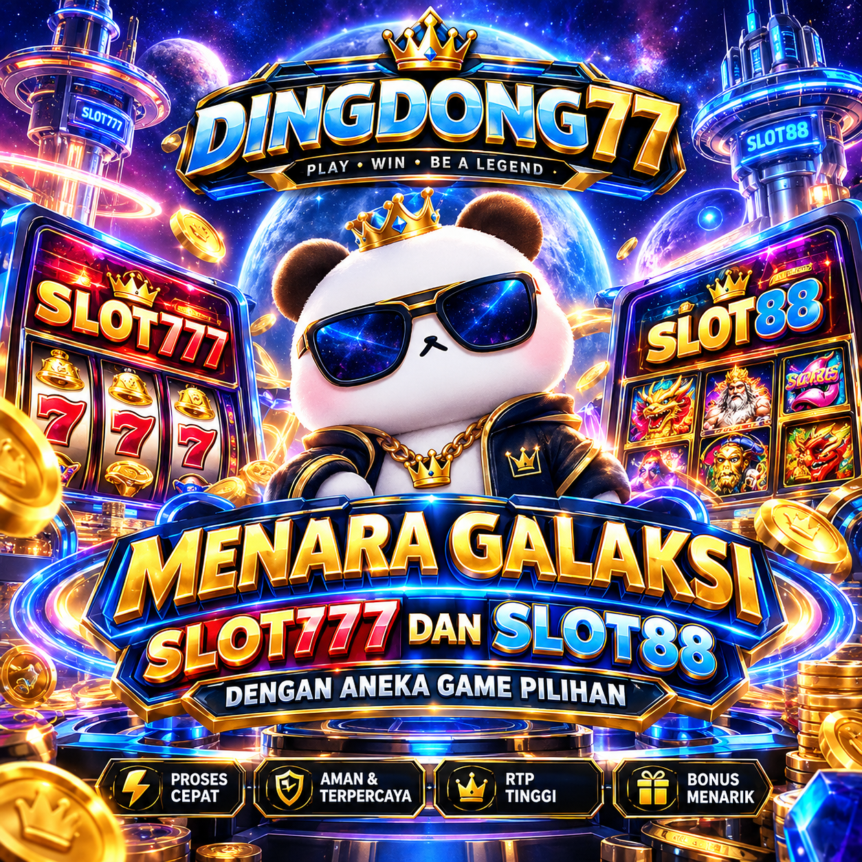 DINGDONG77 | Menara Galaksi Slot777 dan Slot88 dengan Aneka Game Pilihan